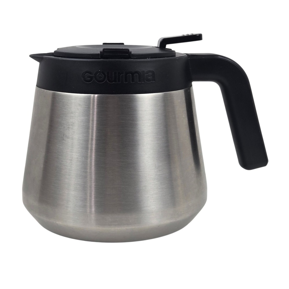 Gourmia Coffee Carafe Thermal Insulated Stainless Steel Black 12 Cup Replacement